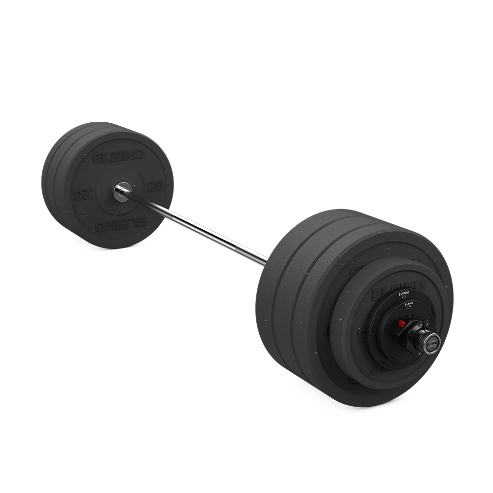 Skivstångsset Eleiko XF 128 kg, Men